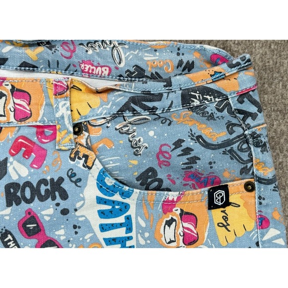 Born Primitive The Buttery Bros Men's Spellout Party 5 Pocket Shorts Size 3XL - Picture 4 of 10